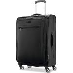 Samsonite Ascella X Softside Expandable Luggage with Spinner Wheels, Black, Checked-Medium 25-Inch