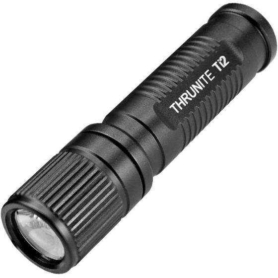 ThruNite Ti2 EDC Flashlight 120 Lumens AAA Battery Keychain Flashlight, Black Cool White - CW