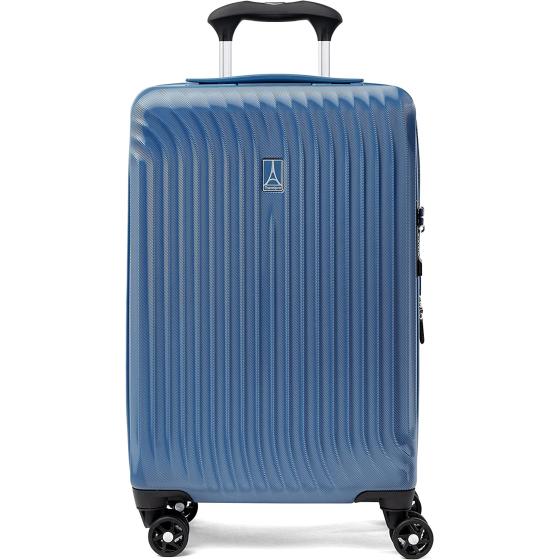 Travelpro Maxlite Air Hardside Expandable Luggage, 8 Spinner Wheels, Lightweight Hard Shell Polycarbonate, Ensign Blue, Carry-On 21-Inch