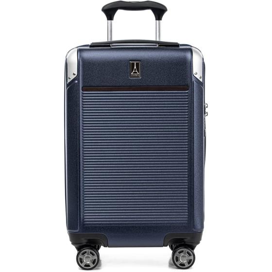 Travelpro Platinum Elite Hardside Expandable Spinner Wheel Luggage TSA Lock Hard Shell Polycarbonate Suitcase, True Navy Blue, Carry-on 21-Inch