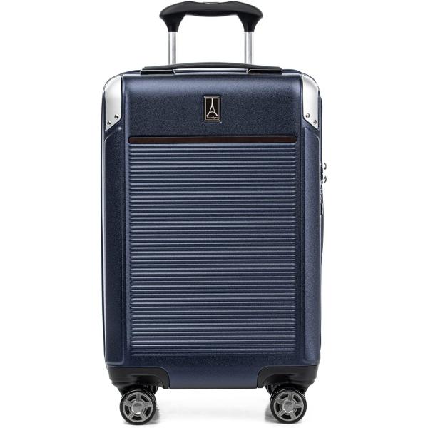Travelpro Platinum Elite Hardside Expandable Spinner Wheel Luggage TSA Lock Hard Shell Polycarbonate Suitcase, True Navy Blue, Carry-on 21-Inch