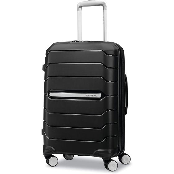 Samsonite Freeform Hardside Expandable with Double Spinner Wheels, Carry-On 21-Inch, Black
