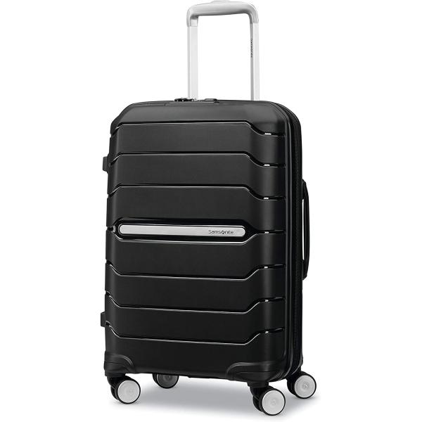 Samsonite Freeform Hardside Expandable with Double Spinner Wheels, Carry-On 21-Inch, Black