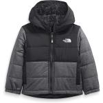 THE NORTH FACE Toddler Reversible Mount Chimbo Full Zip Hooded Jacket, Asphalt Grey Heather, 3T