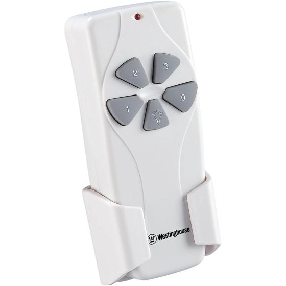 Westinghouse Lighting 7787000 Ceiling Fan and Light Remote Control, White