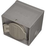 Generac 6340 30-Amp 125/250V Raintight Power Inlet Box with Spring-Loaded Flip Lid