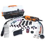 WEN 23190 1.3-Amp Variable Speed Steady-Grip Rotary Tool with 190-Piece Accessory Kit, Flex Shaft, and Carrying Case
