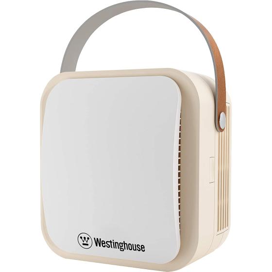Westinghouse 1804 Patented NCCO Technology Portable Air Purifier with True HEPA Filter and NCCO Technology - Removes Bacteria, Viruses, VOCs, Allergens, Dust, Smoke, Odors - Ideal for Airplane, Hotels