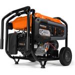 Generac 76762 GP8000E 8,000-Watt Electric Start Gas-Powered Portable Generator with CO-Sense, CARB compliant