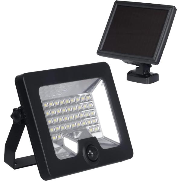 Westinghouse 1000 Lumens LED Motion Sensor Solar Lights Outdoor Bright Porch Lighting, Wall Mount Flood Light, Weather Resistant Security Light for Shed, Front Door, Patios, Garages