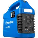 Westinghouse iGen200s Portable Power Station and Solar Generator, 300 Peak Watts and 150 Rated Watts, 194Wh Battery for Camping, Home, Travel, Indoor and Outdoor Use (Solar Panel Not Included)