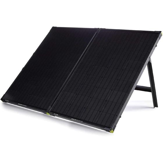 Goal Zero Boulder 200 Briefcase, 200-Watt Monocrystalline Solar Panel with Kickstand, Portable Solar Panel for Camping and Tailgating, Emergency Solar Power