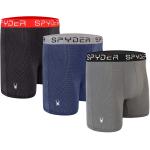 Spyder Performance Mesh Mens Boxer Briefs Sports Underwear 3 Pack For Men