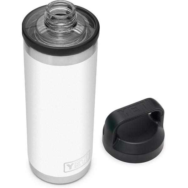 YETI Rambler 18 oz Bottle, Vacuum Insulated, Stainless Steel with Chug Cap