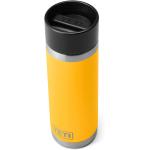 YETI Rambler 18 oz Bottle, Stainless Steel, Vacuum Insulated, with Hot Shot Cap, Alpine Yellow