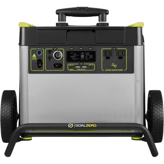 Goal Zero Yeti 3000X Portable Power Station, 2982Wh Portable Lithium Battery Emergency Power Station, 2000W Portable AC Inverter, Outdoor Portable Generator, Portable Solar Generator for Solar Panels