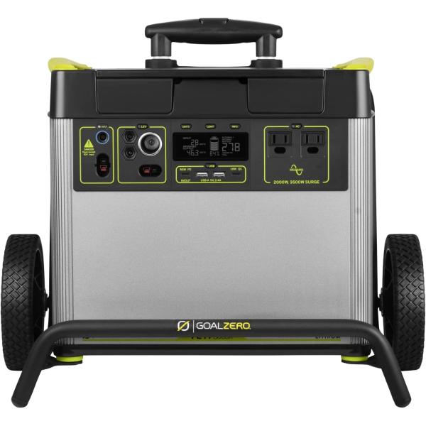 Goal Zero Yeti 3000X Portable Power Station, 2982Wh Portable Lithium Battery Emergency Power Station, 2000W Portable AC Inverter, Outdoor Portable Generator, Portable Solar Generator for Solar Panels