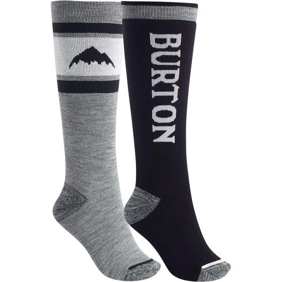 Burton Women's Weekend Midweight Ski/Snowboard Sock 2-Pack