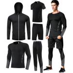 BOOMCOOL Mens Compression Shirts Short Sleeve,Sports Base Layer T-Shirts Tops, Athletic Workout Shirt