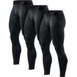 TSLA 1, 2 or 3 Pack Men's Compression Pants, Cool Dry Athletic Workout Running Tights Leggings with Pocket/Non-Pocket