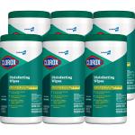 CloroxPro Disinfecting Wipes, Clorox Disinfectant Wipes, Industrial Cleaning, Fresh Scent, 75 Wet Wipes (6 Pack) - 15949