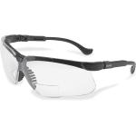 uvex Genesis 2 Diopter Black Safety Glasses With Clear Anti-ScratchHard Coat Lens, Clear Lens, Black Frame, 2.0