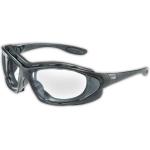 Uvex S0600X Seismic Safety Eyewear, Black Frame, Clear Uvextra Anti-Fog Lens/Headband