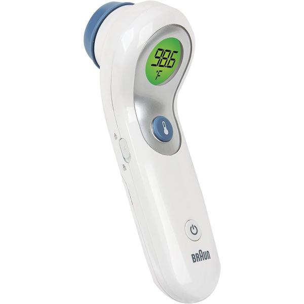 Braun No Touch and Forehead Thermometer - Touchless Thermometer for Adults, Babies, Toddlers and Kids – Fast, Reliable, and Accurate Results