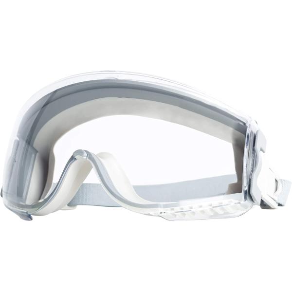 Uvex Stealth Safety Goggles with Clear HydroShield Anti-Fog Lens, Grey Body & Neoprene Headband (S3960HS)