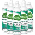 Seventh Generation Disinfecting Spray Cleaner Eucalyptus and Thyme Disinfectant 13.9 oz, Pack of 8