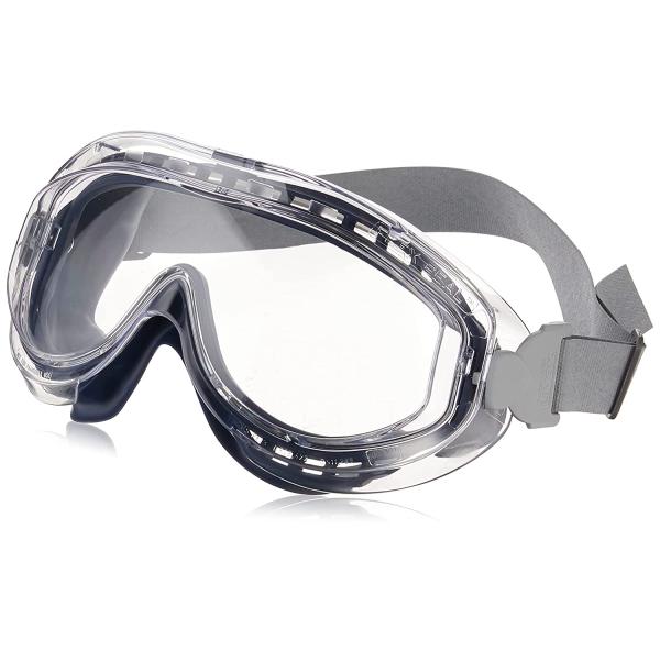 Uvex S3400X Flex Seal Safety Goggles, Navy Body, Clear Uvextreme Anti-Fog Lens, Neoprene Headband
