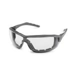 Gateway Safety 22GY79 Silverton Temple Version Safety Glass, Gray Frame - Clear FX2 Anti-Fog Lens,One Size