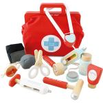 Le Toy Van - Kids Wooden Educational Pretend Play Honeybake Doctor's Medical Play Set Kit | Kids Pretend Play Role Play For Boys And Girls | 3 Year Old +, 8.66" x 5.70" x 5.90" (TV292)