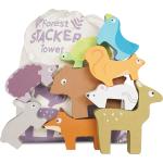 Le Toy Van - Wooden Petilou Forest Stacker Puzzle & Bag Educational Balancing Activities Toy | Great Gift for Kids and Toddlers | Suitable for Age 18+ Months Old
