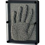 Hsxfl Classic 3D Metal Pin Art Toy - 8in x 6in 3D Large Size Pin Art Board for Kids or Adults (Silver)