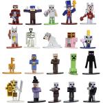 Jada Toys Minecraft Dungeons Nano Metalfigs 1.65" Die-cast Collectible Figures 20-Pack Wave 4, Toys for Kids and Adults Silver