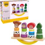 Disney Wooden Toys Toy Story Balance Blocks, 17-Piece Set Features Woody, Buzz Lightyear, Jessie, and Rex, Amazon Exclusive, by Just Play