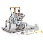 Sunnytech Hot Air Stirling Engine Motor Model Educational Toy Electricity Generator Colorful LED SC (SC02M)