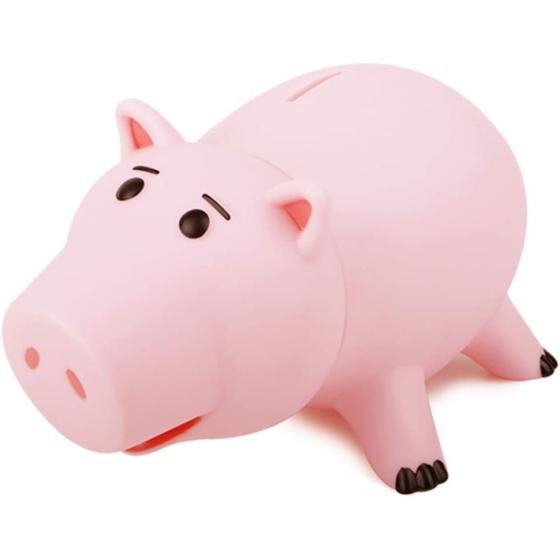 PHOCAS Hairphocas Cute Pink Pig Money Box Plastic Piggy Bank for Kid's Xmas Christmas Birthday Gift with Box