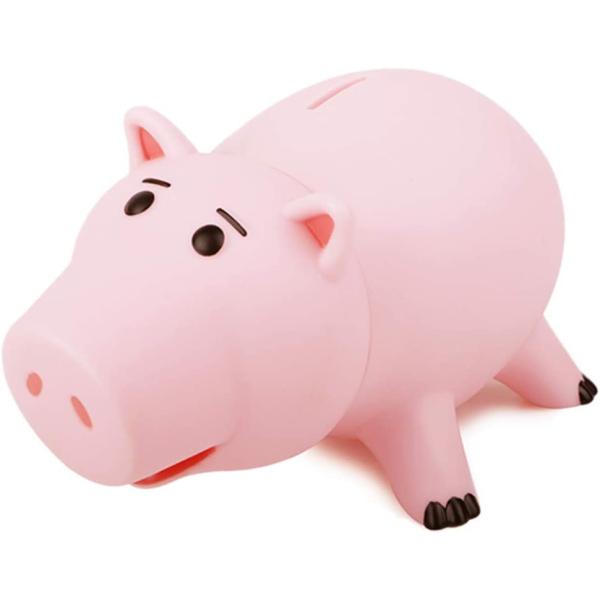 PHOCAS Hairphocas Cute Pink Pig Money Box Plastic Piggy Bank for Kid's Xmas Christmas Birthday Gift with Box