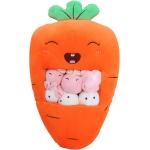 Plush Pillow Carrot Bunnies Animals Doll Toy Gifts for Teens Girls Kids,Sofa Chair Decorative Pillow