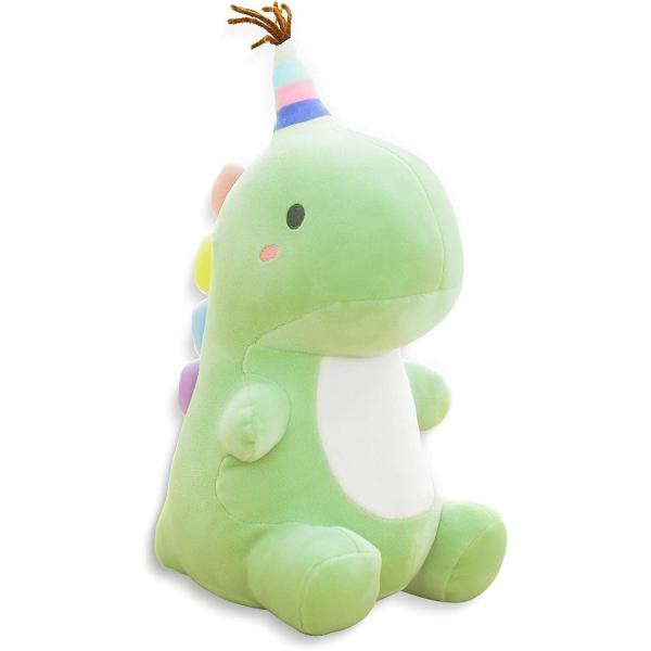 Ahlulu Cute Dinosaur Plush Toy 10" Soft Stuffed Animal Doll for Kids Babies Toddlers, Green