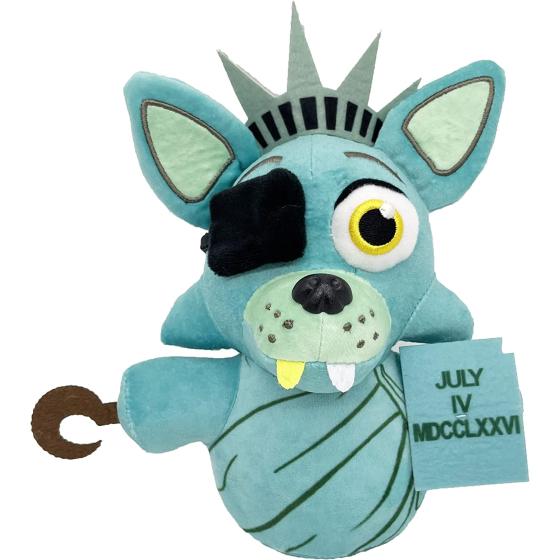 XSmart Mall | Liberty Foxy Plush | Animatronic Fox | Fanverse | Blue| Night Plush Toy, Stuffed Animal, Gifts for Kid, Girls, Boys | XSmart Global 7"