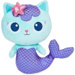 Gabby's Dollhouse, 8-inch Mercat Purr-ific Plush Toy, Kids Toys for Ages 3 and up