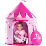 FoxPrint Princess Castle Play Tent with Glow In The Dark Stars, Conveniently Folds in To A Carrying Case, Your Kids Will Enjoy This Foldable Pop Up Pink Play Tent/House Toy for Indoor & Outdoor Use