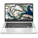 HP Chromebook 14 - 14" HD Non-Touch Intel Pentium Silver N5000, Intel UHD Graphics 605, 4GB RAM, 64GB eMMC, WiFi, Bluetooth, Audio by B&O, Chrome OS (Renewed)