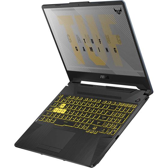 ASUS TUF Gaming A15 Gaming Laptop, 15.6” 144Hz FHD IPS-Type, AMD Ryzen 7 4800H, GeForce GTX 1660 Ti, 16GB DDR4, 512GB PCIe SSD, Gigabit Wi-Fi 5, Windows 10 Home, Metal, TUF506IU-ES74