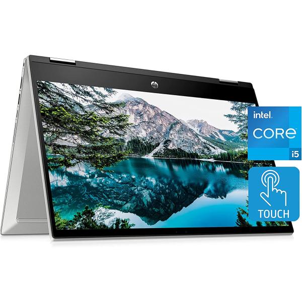 HP Pavilion x360 14” Touchscreen Laptop, 11th Gen Intel Core i5-1135G7, 8 GB RAM, 256 GB SSD Storage, Full HD IPS Display, Windows 10 Home OS, Long Battery Life, Work & Streaming (14-dw1024nr, 2021)