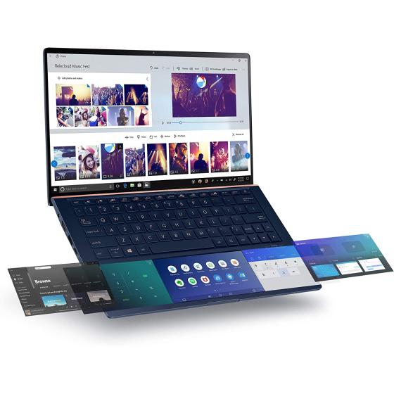 ASUS ZenBook 13 Ultra-Slim Laptop 13.3” Full HD NanoEdge Bezel, Intel Core i7-10510U, 16GB RAM, 512GB PCIe SSD, Innovative Screenpad 2.0, Windows 10 Pro - UX334FLC-AH79, Royal Blue