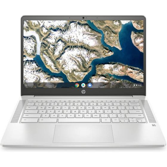 HP Chromebook Laptop 14a-na1043cl 14" Diagonal FHD IPS Display 1920 x 1080 Intel Celeron N4500 4 GB Memory 64 GB eMMC Storage Chrome OS Mineral Silver (Renewed)